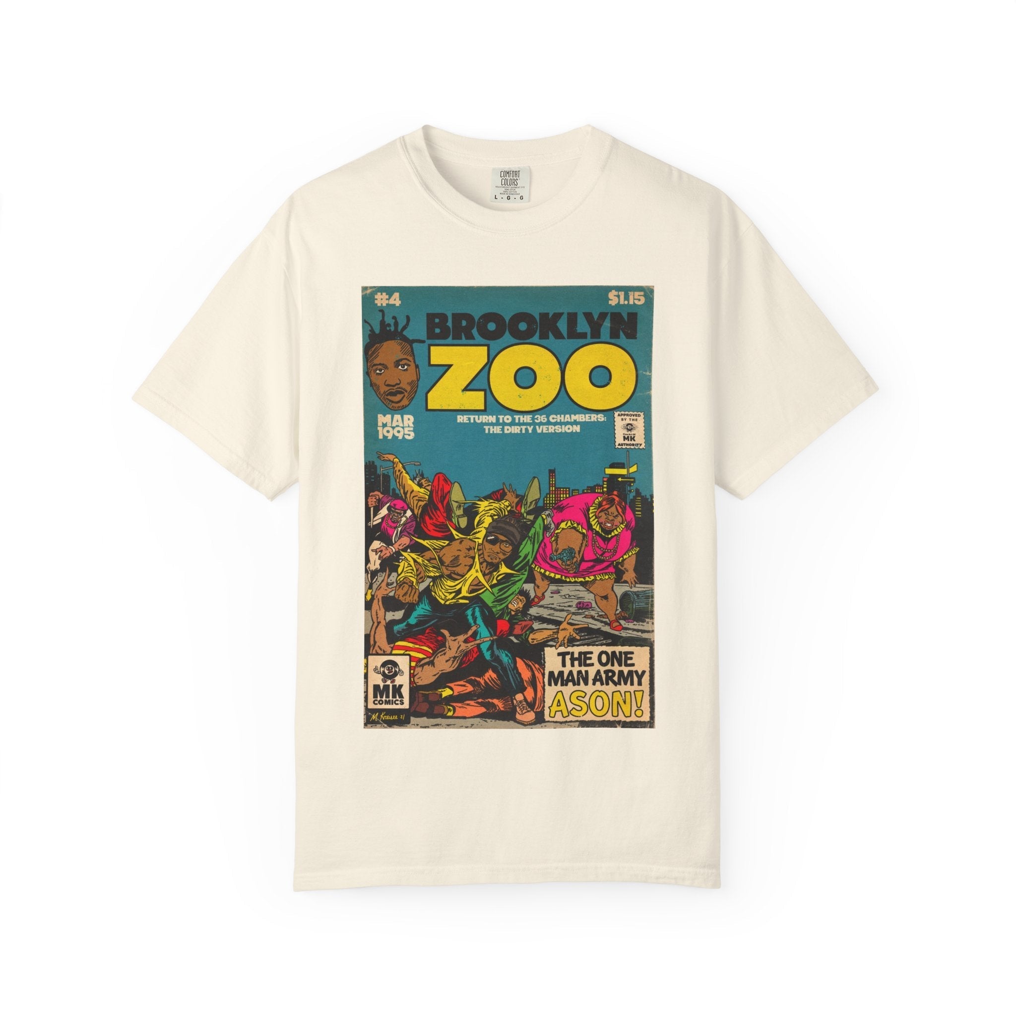 Brooklyn Zoo - Unisex Comfort Colors T-shirt Hoodie, Sweatshirt | CiraTrend.com (Image 3)