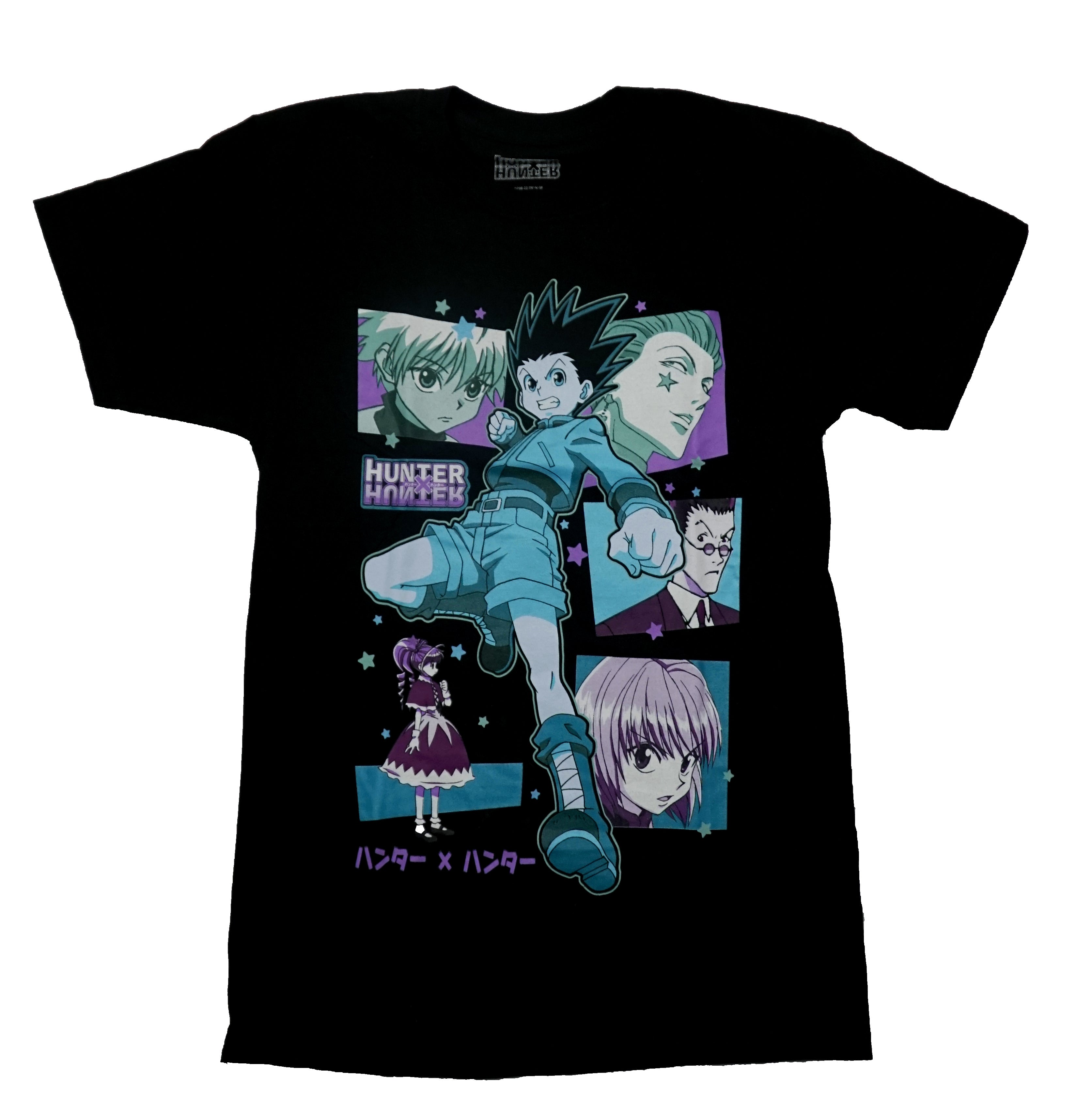 Hunter X Hunter Mens T-Shirt - Blue & Purple Character Images Among Stars Hoodie, Sweatshirt | CiraTrend.com
