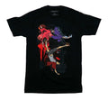 Samurai Champloo Mens T-Shirt - 3 Fighters Above Upside Down Fighter Hoodie, Sweatshirt | CiraTrend.com
