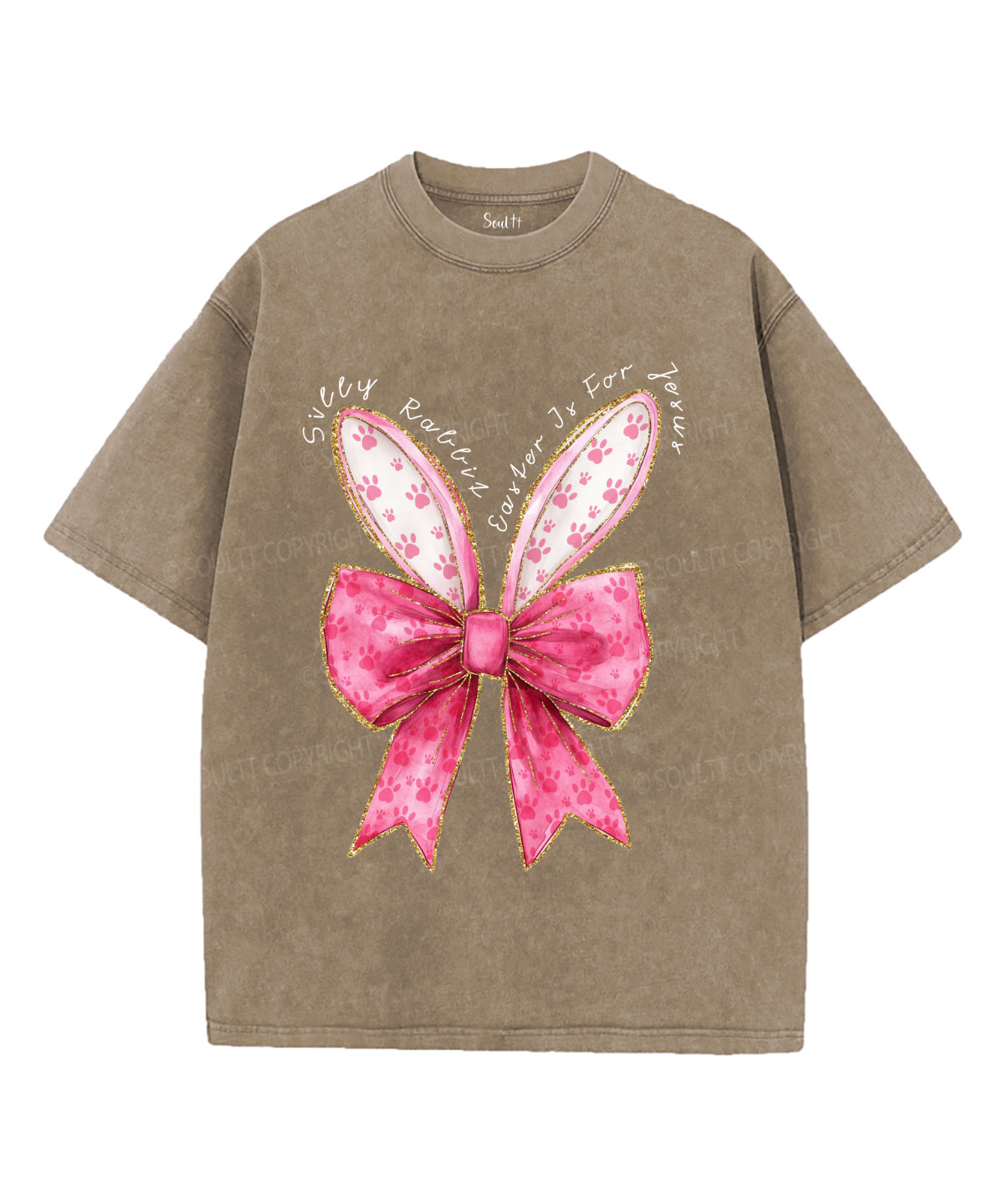Silly Rabbit Easter Is For Jesus Unisex Washed Christian T-shirt Style001 Hoodie, Sweatshirt | CiraTrend.com (Image 5)