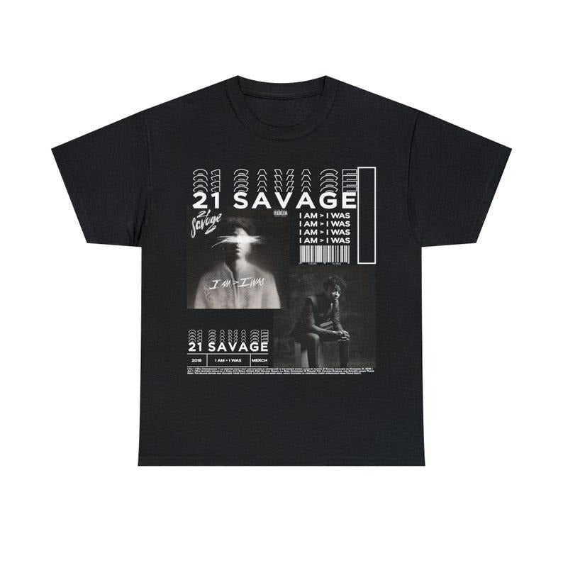 21 Savage Graphic Tee Streetwear Urban: Unisex Men Women Cotton Tee Streetwear Trendy Aesthetic Outdoor Shirt