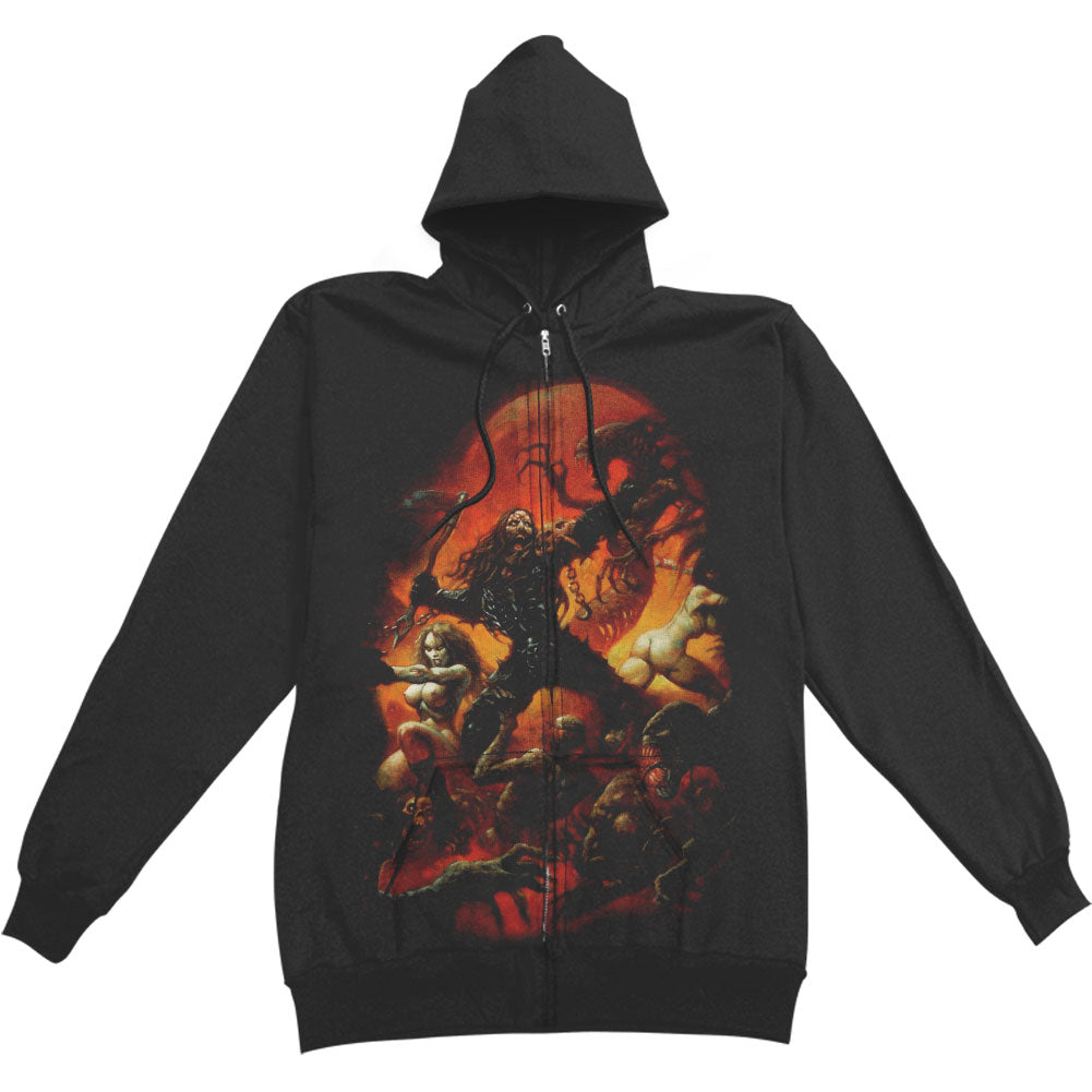 Battle Zippered Hooded Sweatshirt T-Shirts, Hoodie | CiraTrend.com (Image 1)