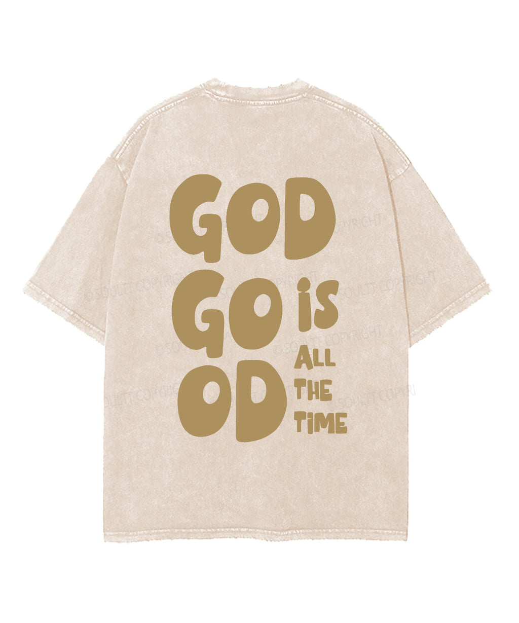 GOD IS GOOD Double Sided Washed Christian Style001 T-Shirts, Hoodie, Sweatshirt