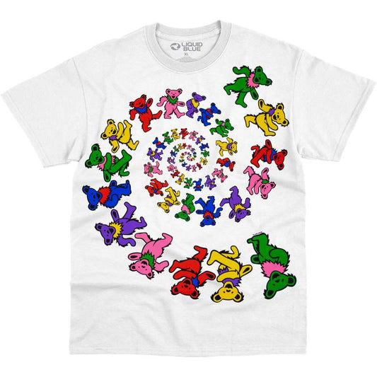 GRATEFUL DEAD T-Shirt, Spiral Bears Style001