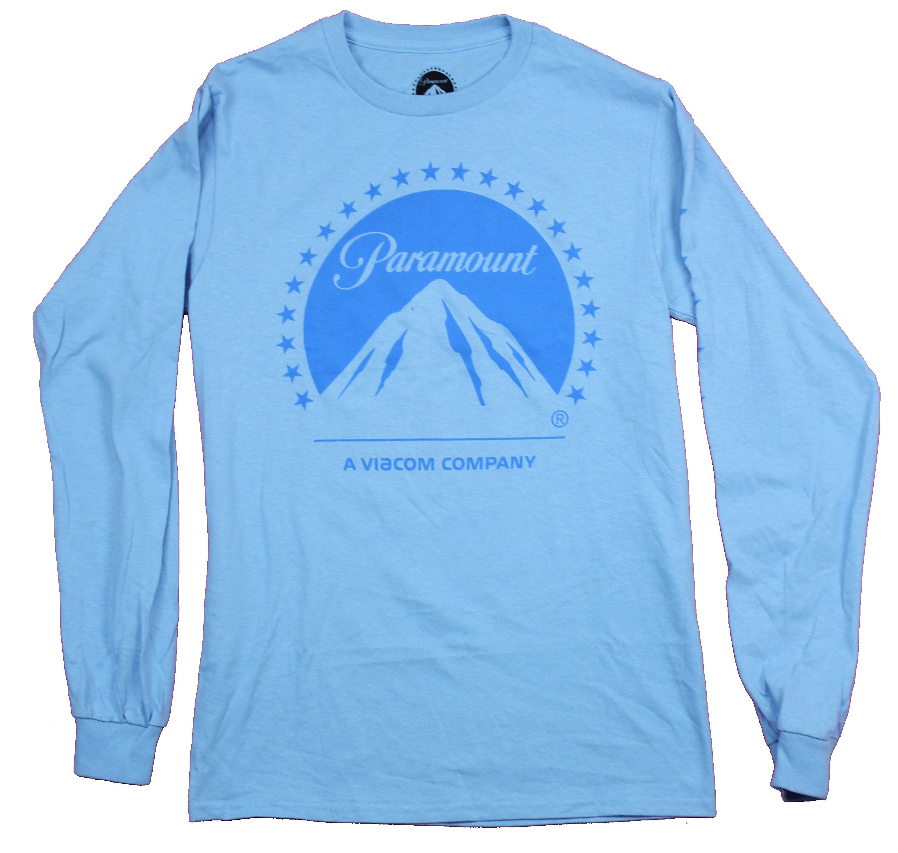 Paramount Mens Long Sleeve T-Shirt  - Classic Mountain Logo Star Sleeves Hoodie, Sweatshirt | CiraTrend.com