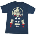 Thor Standing Semi Circle Negative Space T-Shirts, Hoodie, Sweatshirt