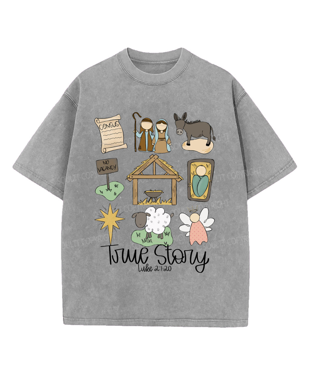 Ture Story Washed Christian T-shirt Style001 Hoodie, Sweatshirt | CiraTrend.com (Image 5)