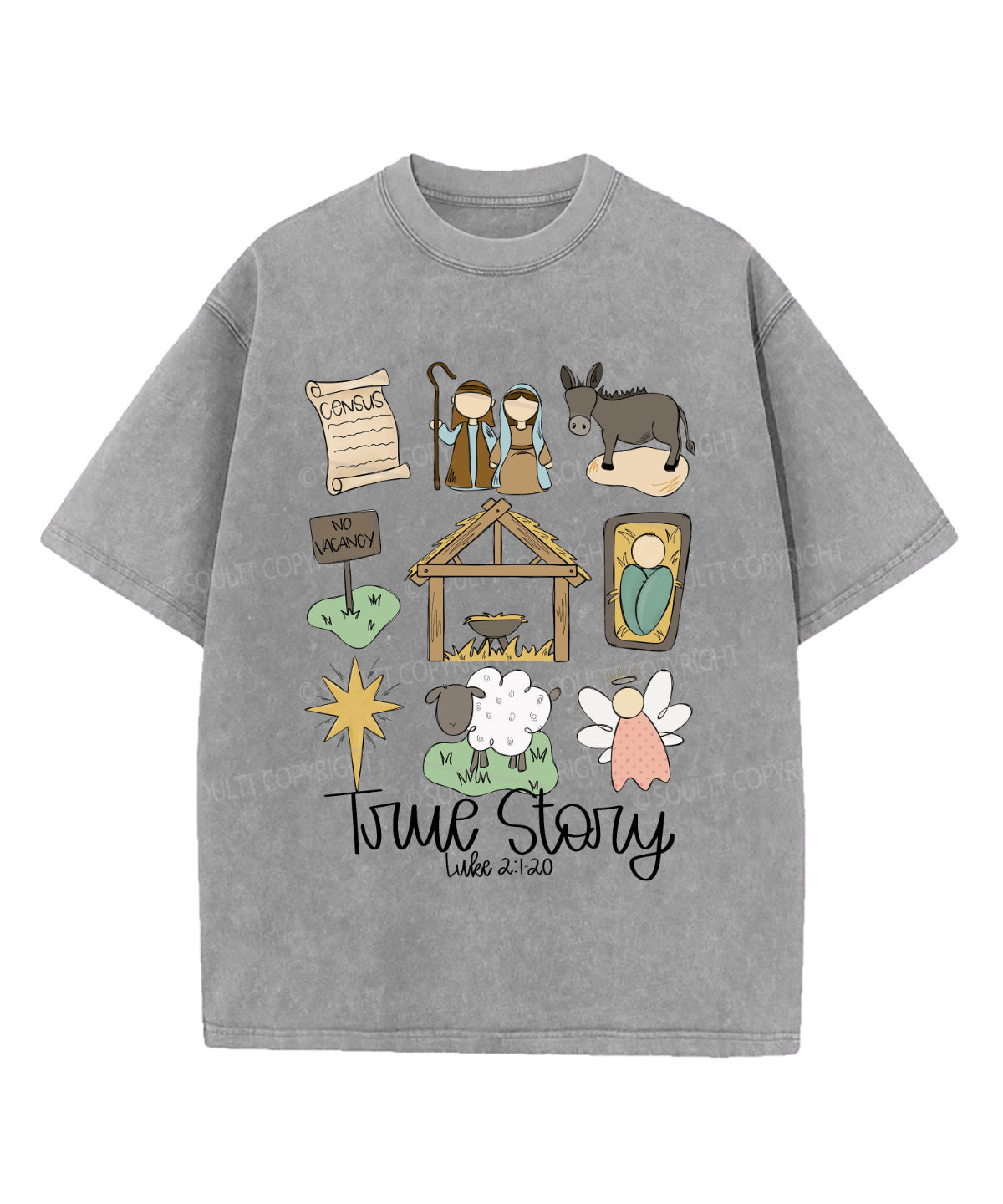 Ture Story Washed Christian T-shirt Style001 Hoodie, Sweatshirt | CiraTrend.com (Image 5)