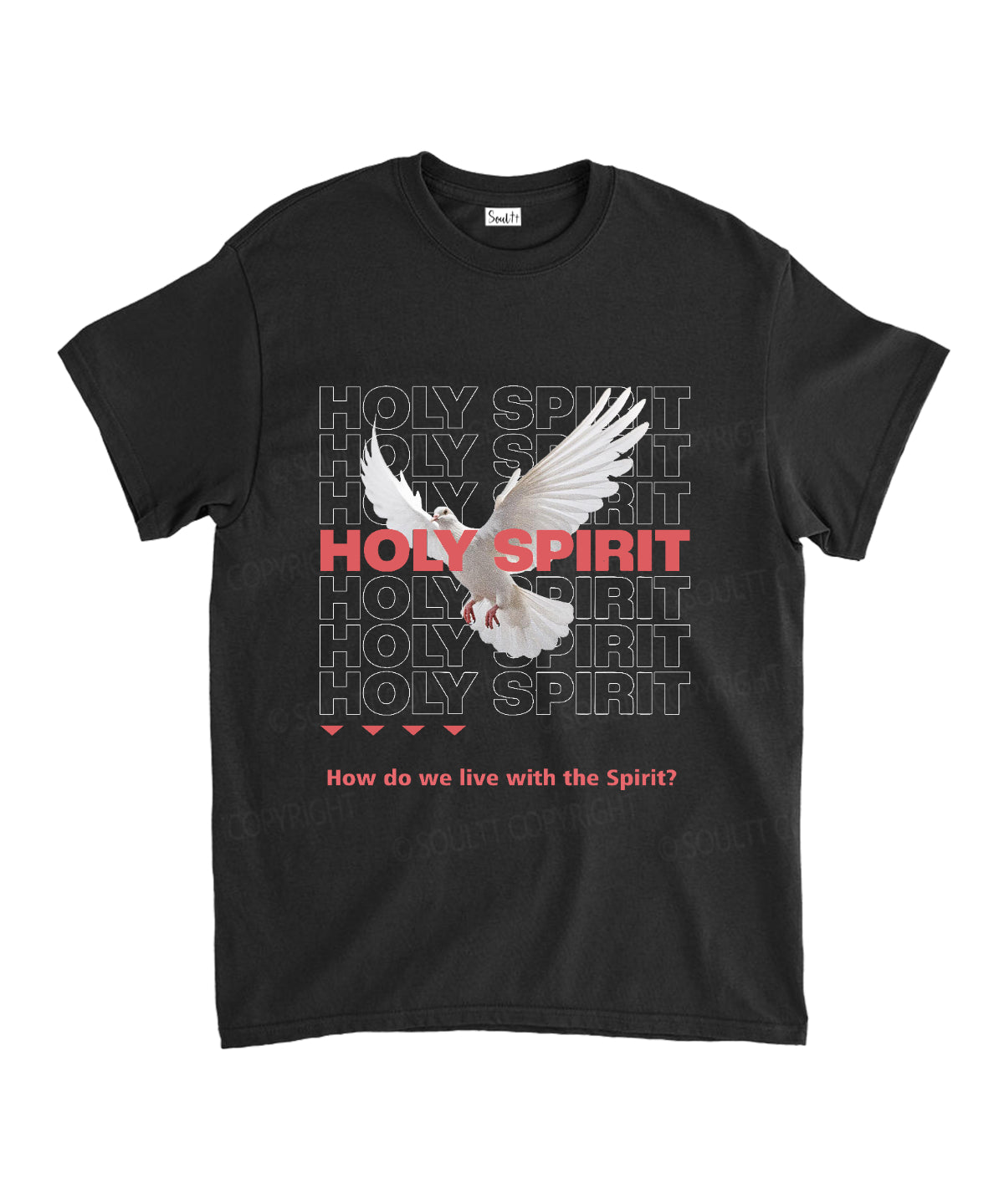Holy Spirit Unisex Cotton Christian T-Shirt Hoodie, Sweatshirt | CiraTrend.com (Image 1)