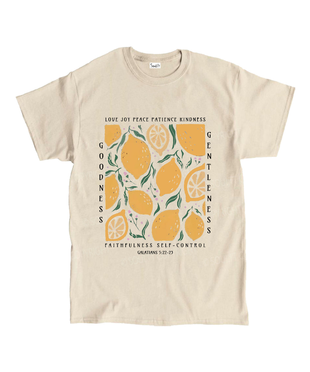 Love Joy Peace Patience Kindness Unisex Cotton Christian T-Shirt Hoodie, Sweatshirt | CiraTrend.com (Image 1)
