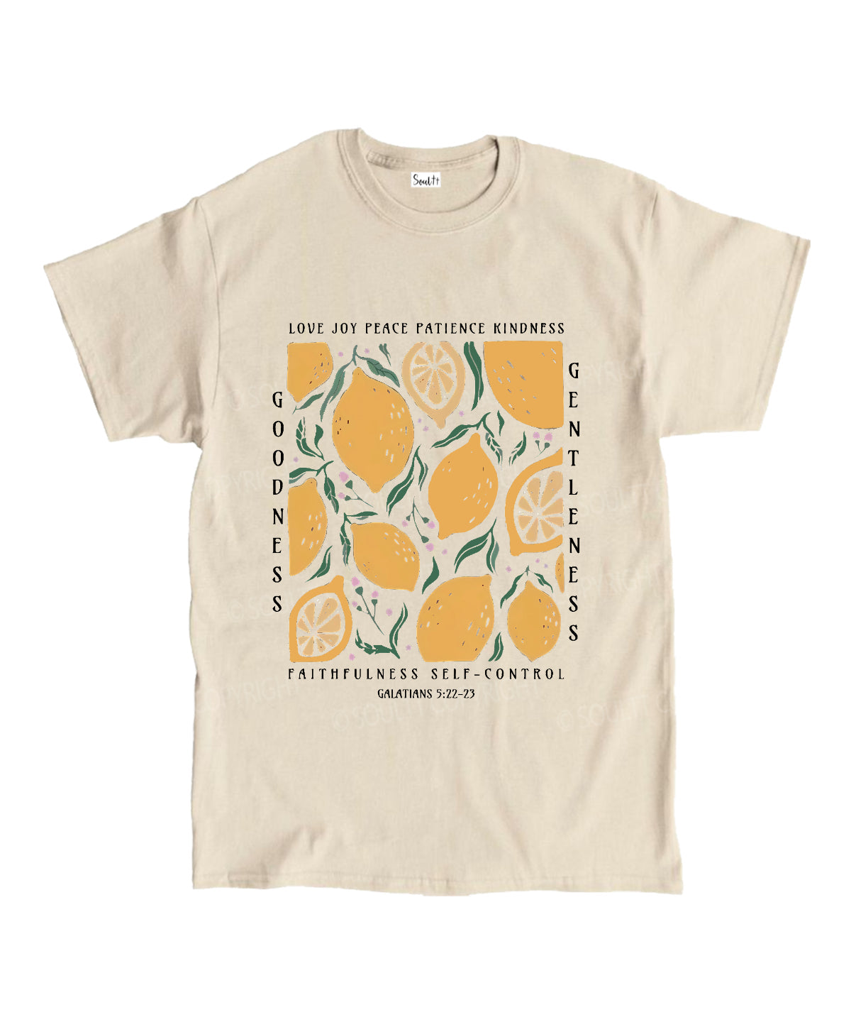 Love Joy Peace Patience Kindness Unisex Cotton Christian T-Shirt Hoodie, Sweatshirt | CiraTrend.com (Image 1)