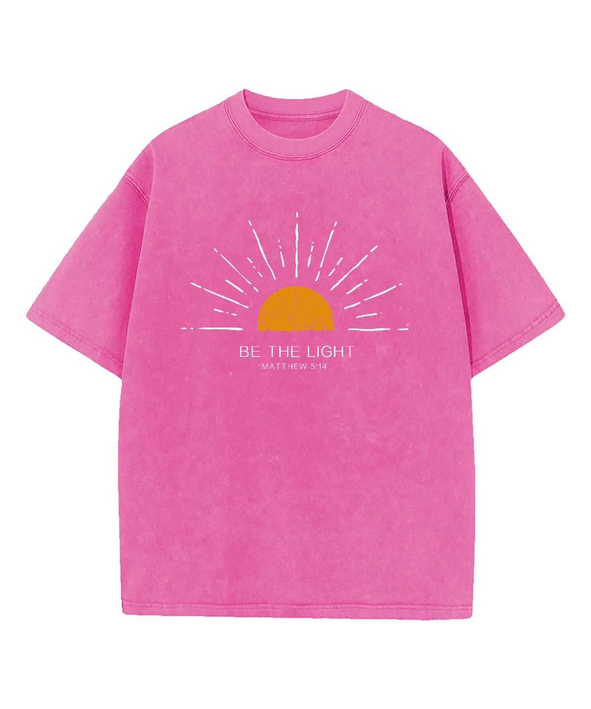 Be The Light Washed Christian T-shirt Style002 Hoodie, Sweatshirt | CiraTrend.com (Image 3)