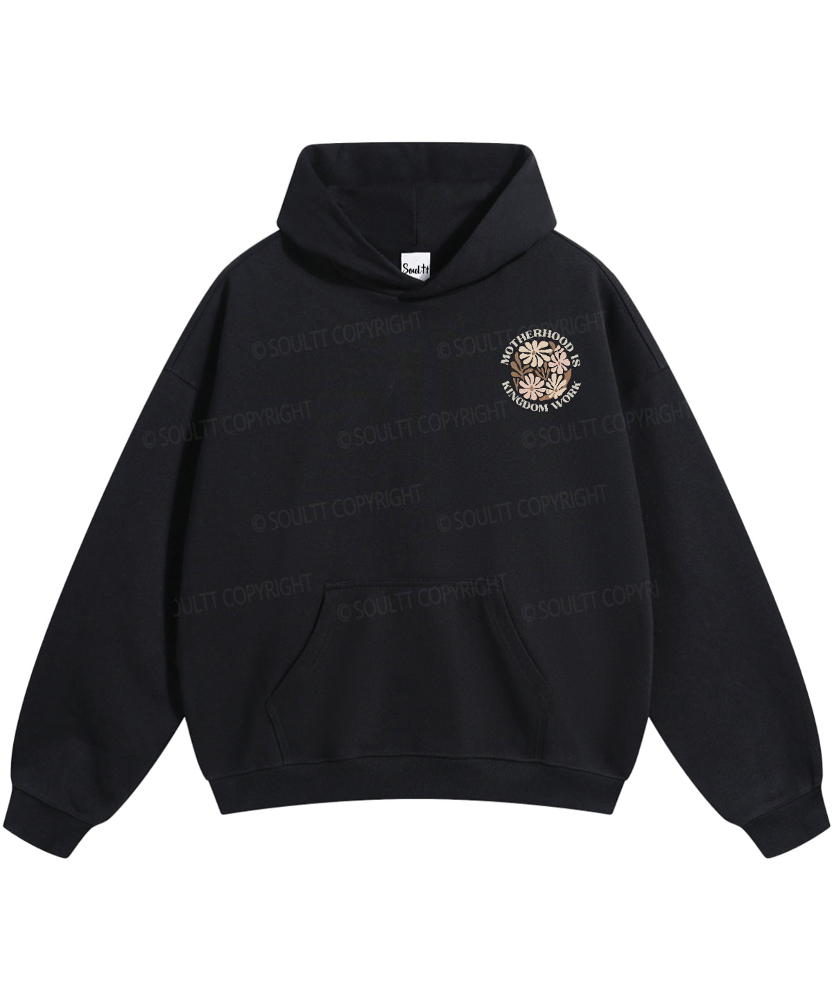 Motherhood Is Kingdom Work Double Sided Cotton Christian Hoodie T-Shirts, Sweatshirt | CiraTrend.com (Image 2)