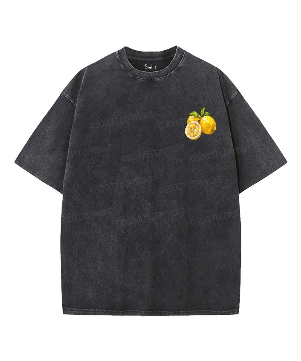God Turns Lemons Double Sided Washed Christian T-Shirts, Hoodie, Sweatshirt