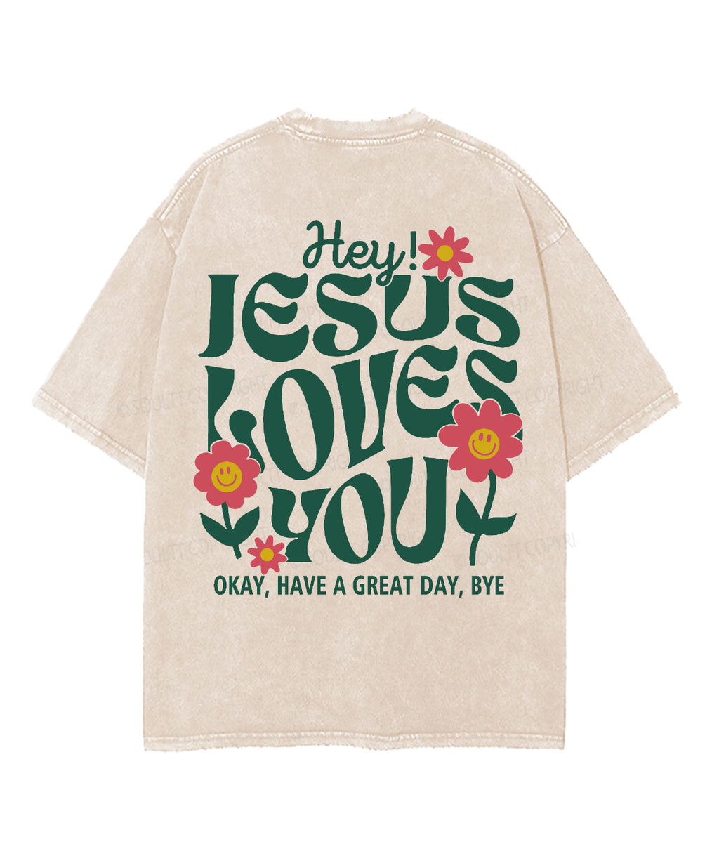 Jesus Love You Double Sided Washed Christian T-shirt Style001 Hoodie, Sweatshirt | CiraTrend.com (Image 3)
