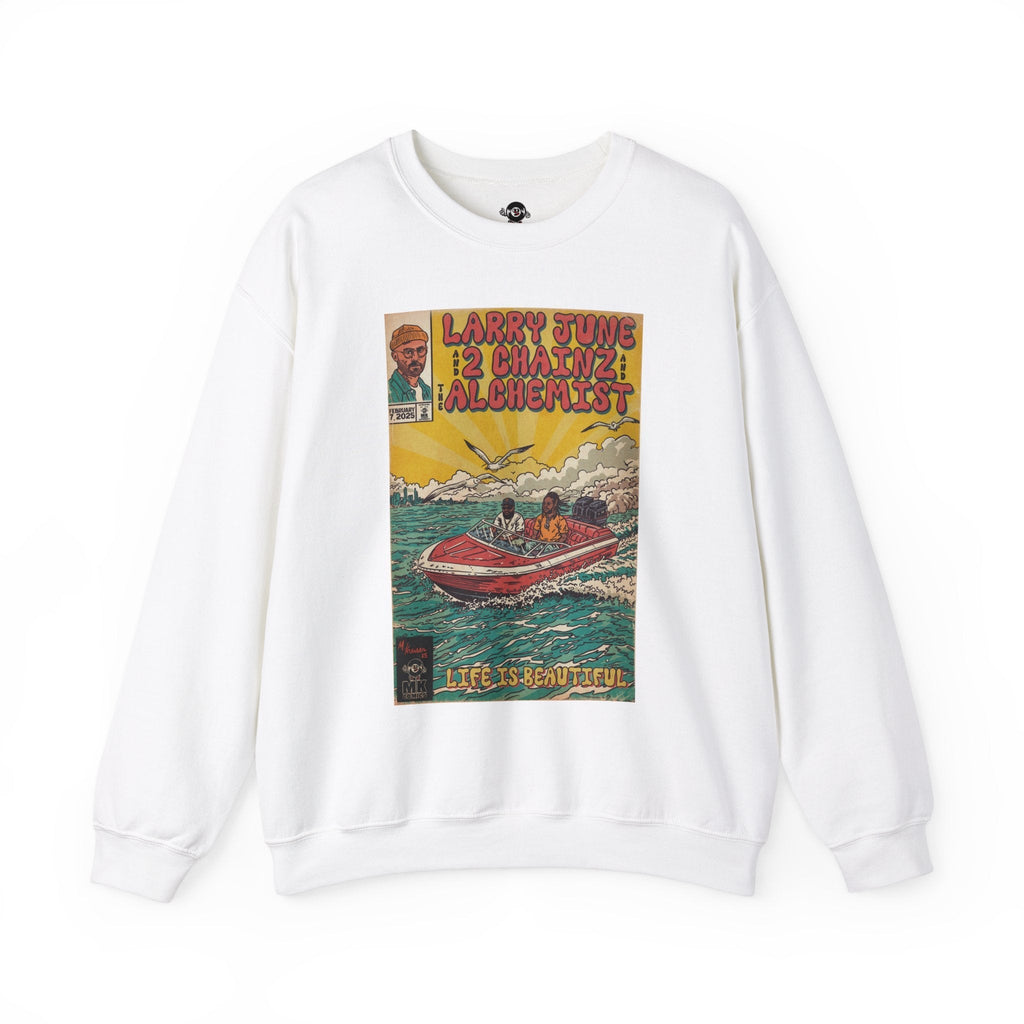 Life is Beautiful - Unisex Heavy BlendÃ¢â€žÂ¢ Crewneck Sweatshirt T-Shirts, Hoodie | CiraTrend.com (Image 2)