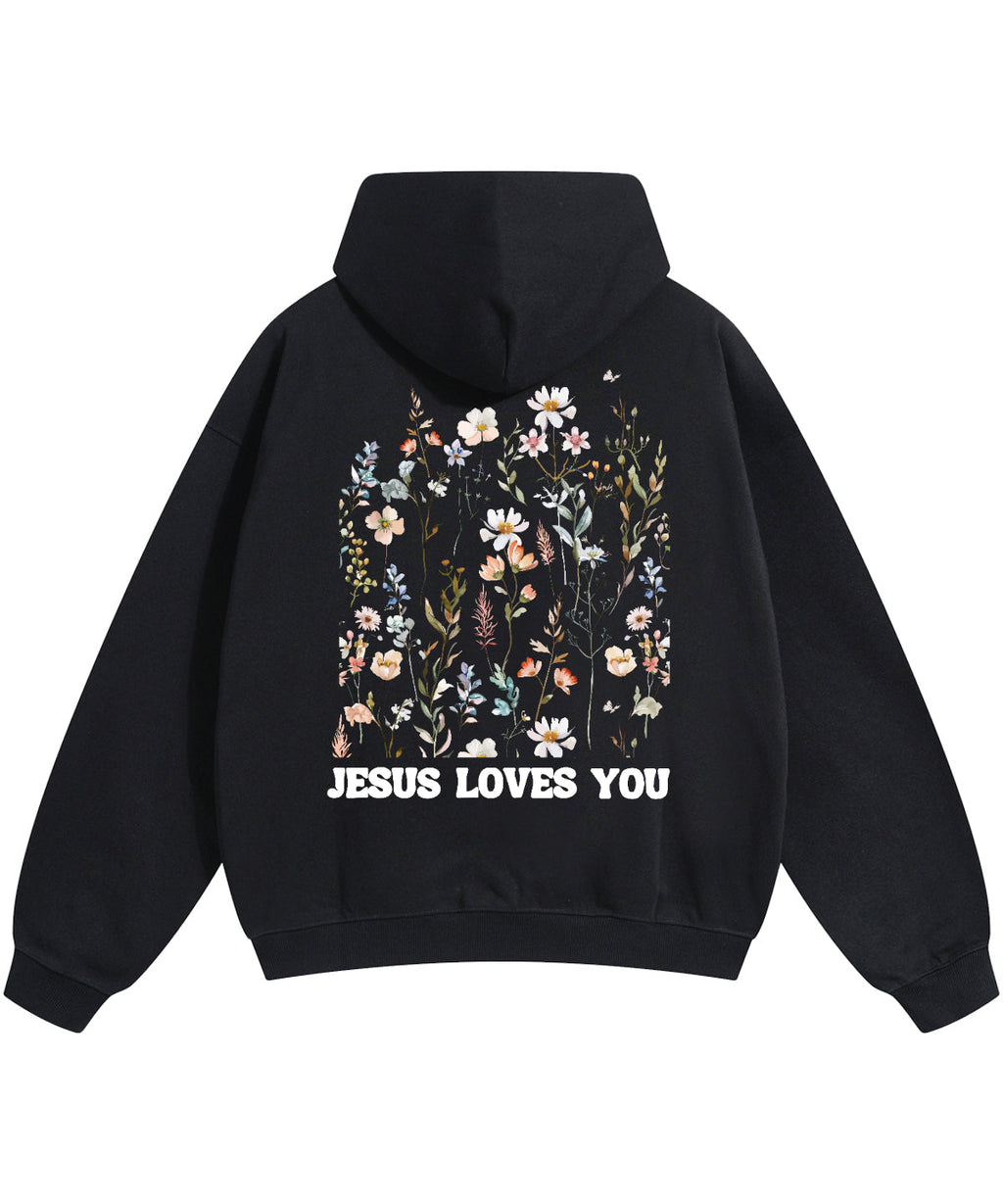 Jesus Love You Double Sided Cotton Christian Hoodie T-Shirts, Sweatshirt | CiraTrend.com (Image 5)