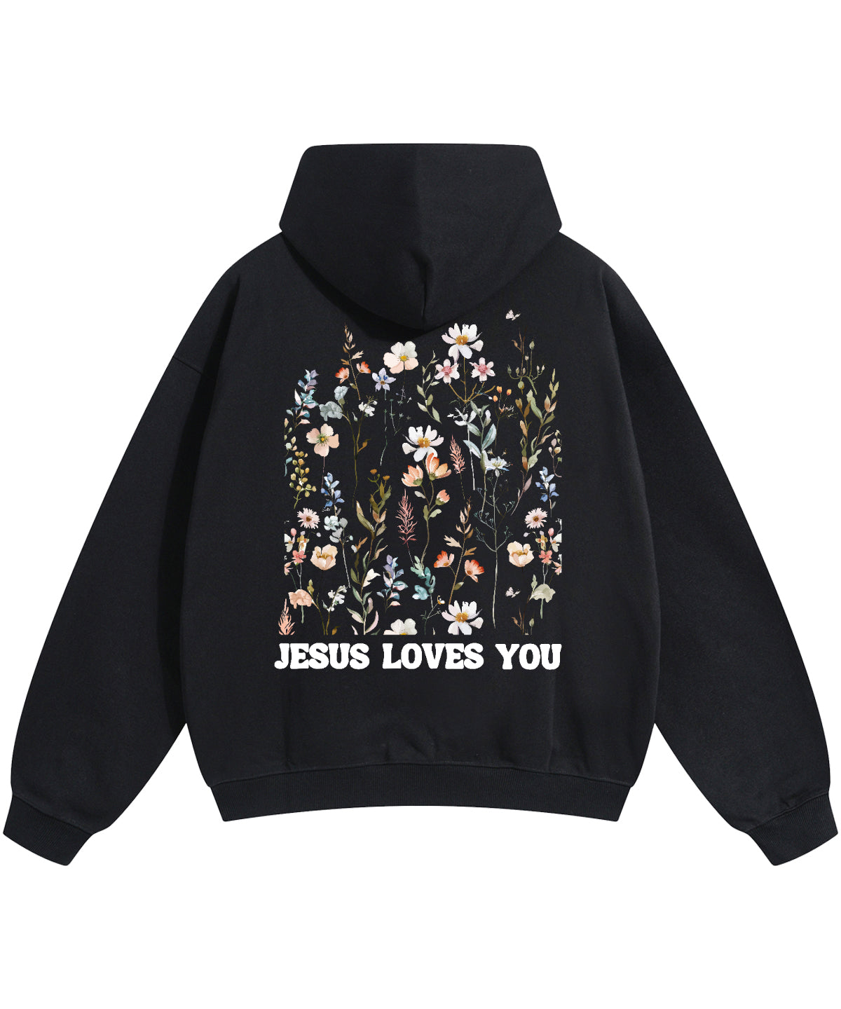 Jesus Love You Double Sided Cotton Christian Hoodie T-Shirts, Sweatshirt | CiraTrend.com (Image 5)