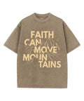 Faith Can Move Unisex Washed Christian T-shirt Hoodie, Sweatshirt | CiraTrend.com (Image 1)