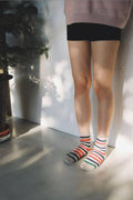 Women's Stripe Wool Blend Crew Socks
