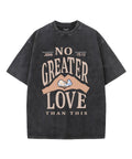 No Greater Love Unisex Washed Christian T-shirt Style002 Hoodie, Sweatshirt | CiraTrend.com (Image 1)