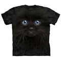 Black Kitten Face Small T-shirt Hoodie, Sweatshirt | CiraTrend.com