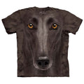 Black Greyhound Face Small T-shirt Hoodie, Sweatshirt | CiraTrend.com