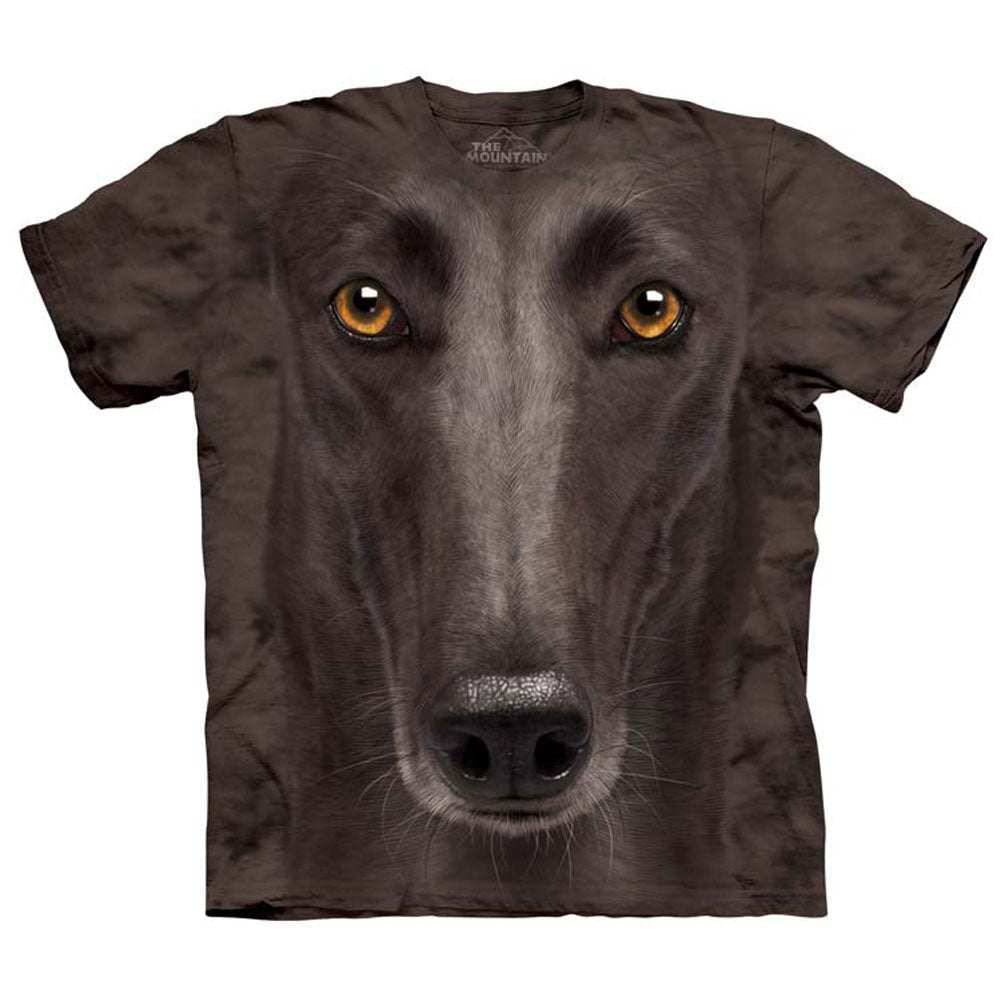 Black Greyhound Face Small T-shirt Hoodie, Sweatshirt | CiraTrend.com