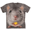 Big Face Grey Mouse T-shirt Hoodie, Sweatshirt | CiraTrend.com
