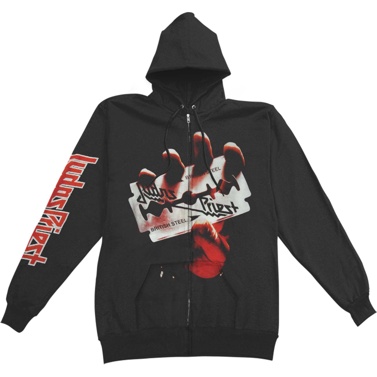 British Steel Zippered Hooded Sweatshirt T-Shirts, Hoodie | CiraTrend.com