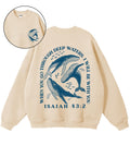 When You Go Though Deep Water Double Sided Unisex Cotton Christian Sweatshirt T-Shirts, Hoodie | CiraTrend.com (Image 1)