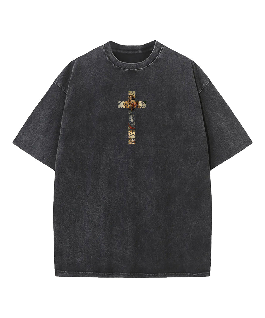 Adoration of the Magi God Turns Double Sided Washed Christian T-shirt Hoodie, Sweatshirt | CiraTrend.com (Image 4)