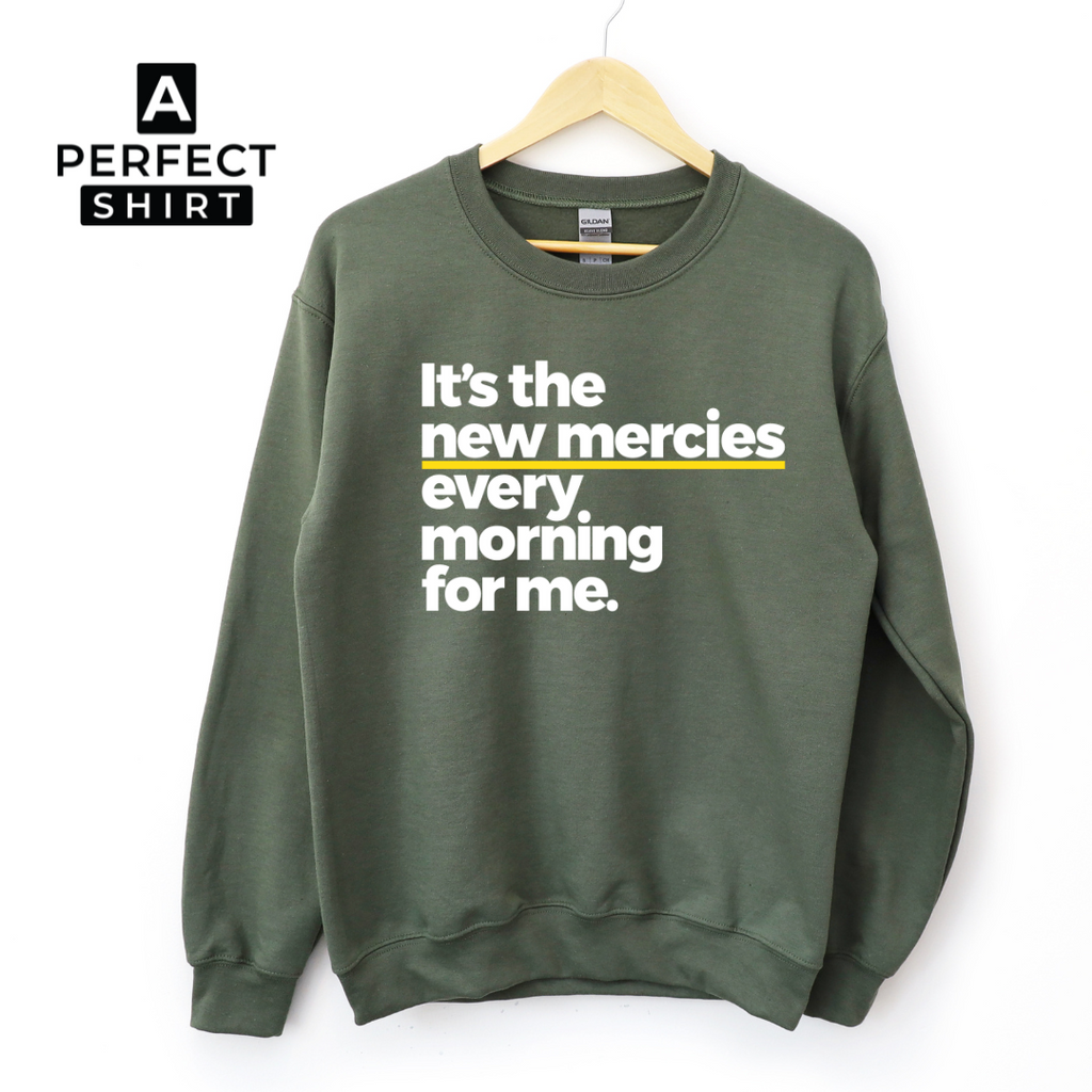 New Morning New Mercies Unisex Sweatshirt T-Shirts, Hoodie | CiraTrend.com (Image 3)