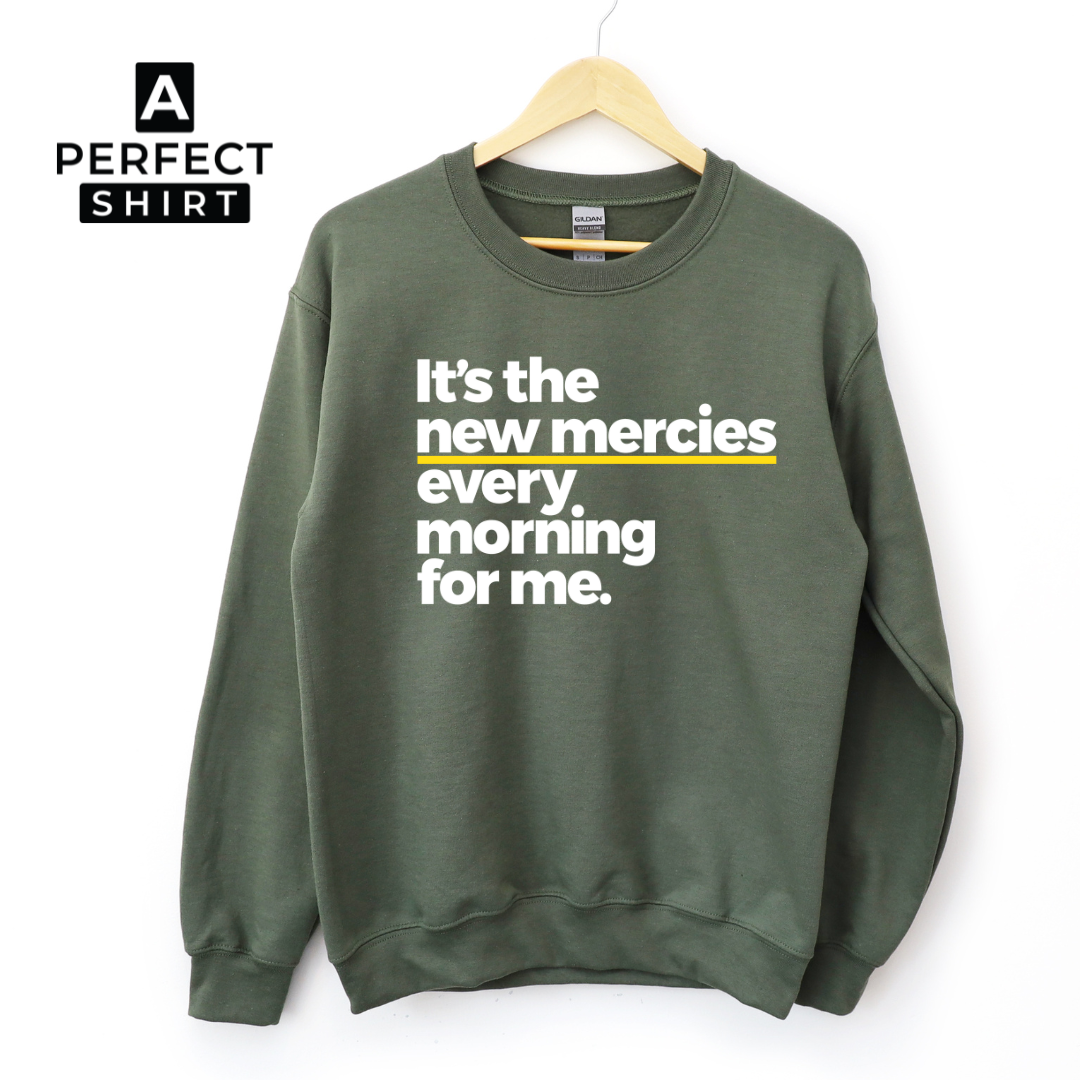 New Morning New Mercies Unisex Sweatshirt T-Shirts, Hoodie | CiraTrend.com (Image 3)