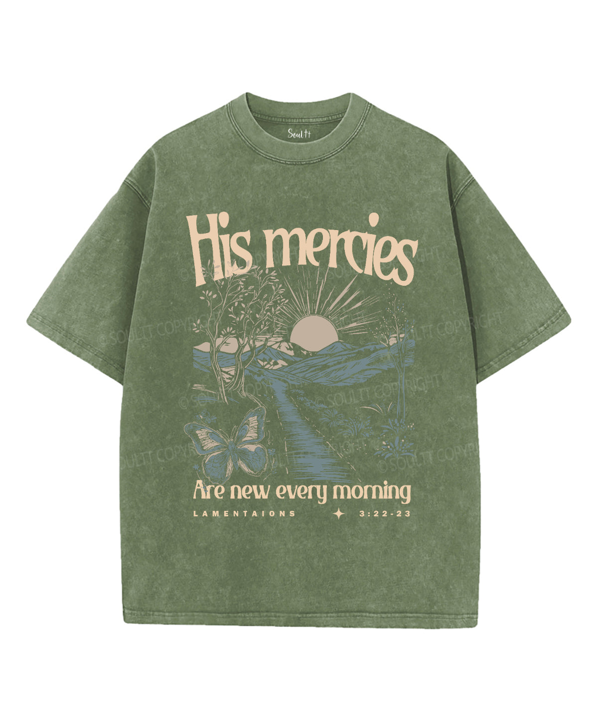 His Mercies Are New Washed Christian Style003 T-Shirts, Hoodie, Sweatshirt