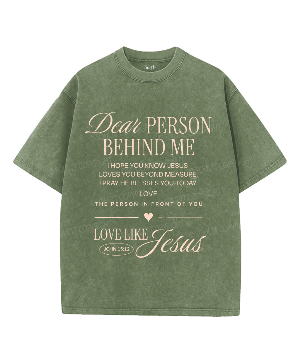 Love Like Jesus Unisex Washed Christian T-shirt Style003 Hoodie, Sweatshirt | CiraTrend.com (Image 5)