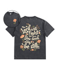 Kids The Lord Will Fight for You Double Sided Washed Christian T-shirt Hoodie, Sweatshirt | CiraTrend.com (Image 1)