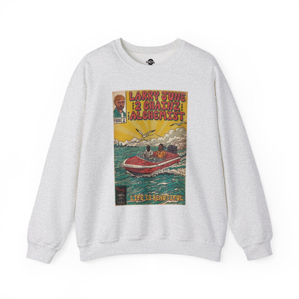 Life is Beautiful - Unisex Heavy BlendÃ¢â€žÂ¢ Crewneck Sweatshirt T-Shirts, Hoodie | CiraTrend.com (Image 3)