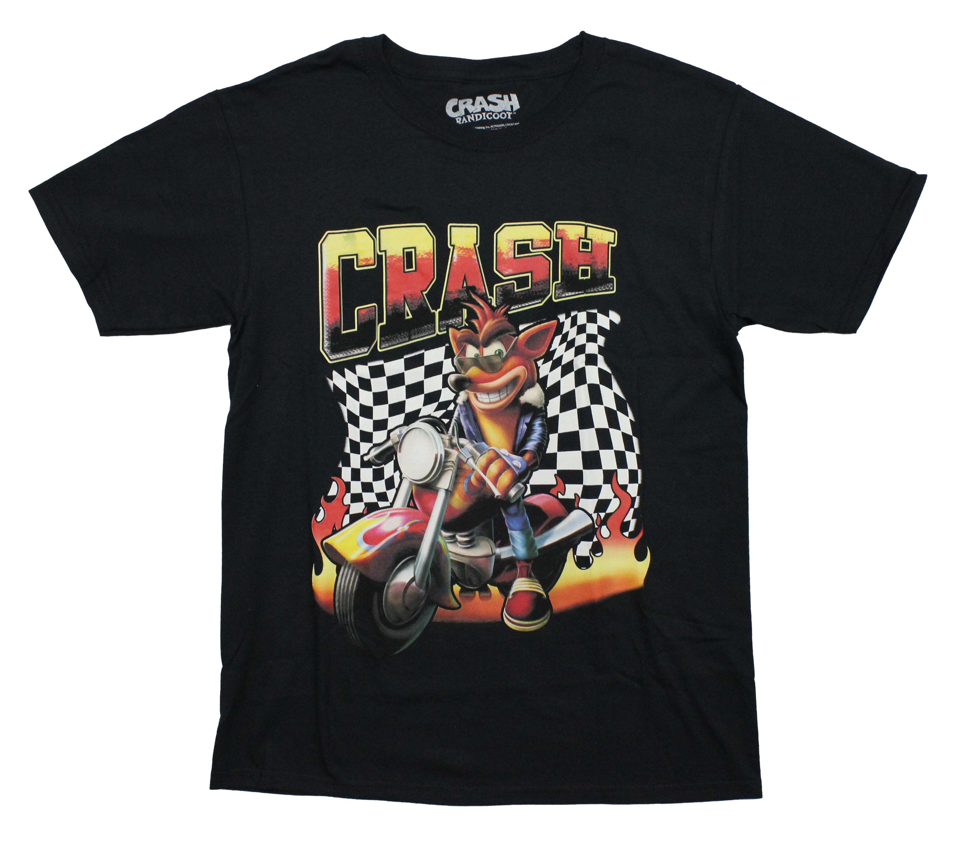 Crash Bandicoot Cool Crash Motorcycle T-Shirts, Hoodie, Sweatshirt