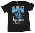 Jimi Hendrix Experience Mens T-Shirt - Blue Print Jimi & Logo Hoodie, Sweatshirt | CiraTrend.com