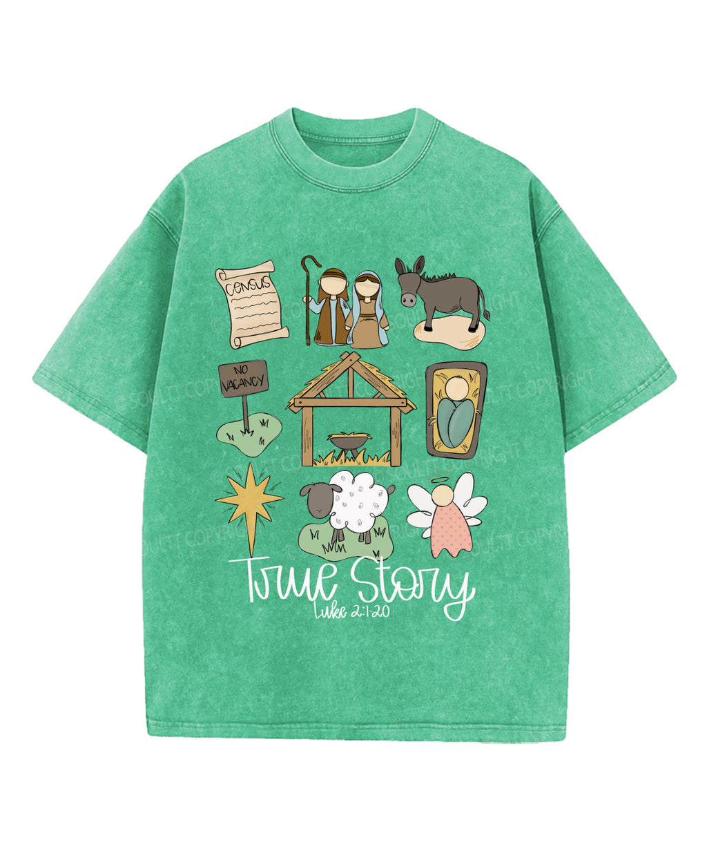 Ture Story Washed Christian T-shirt Style001 Hoodie, Sweatshirt | CiraTrend.com (Image 3)