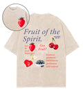 Fruit Spirit Double Sided Washed Christian Style011 T-Shirts, Hoodie, Sweatshirt