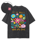 Is Well My Soul Double Sided Washed Christian Style016 T-Shirts, Hoodie, Sweatshirt