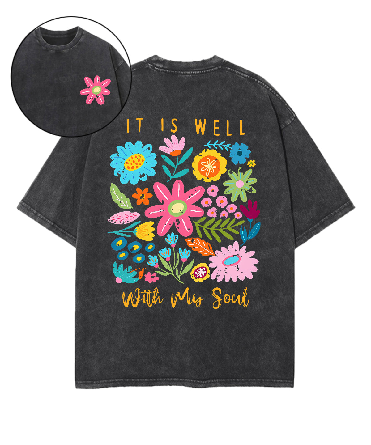 Is Well My Soul Double Sided Washed Christian Style016 T-Shirts, Hoodie, Sweatshirt