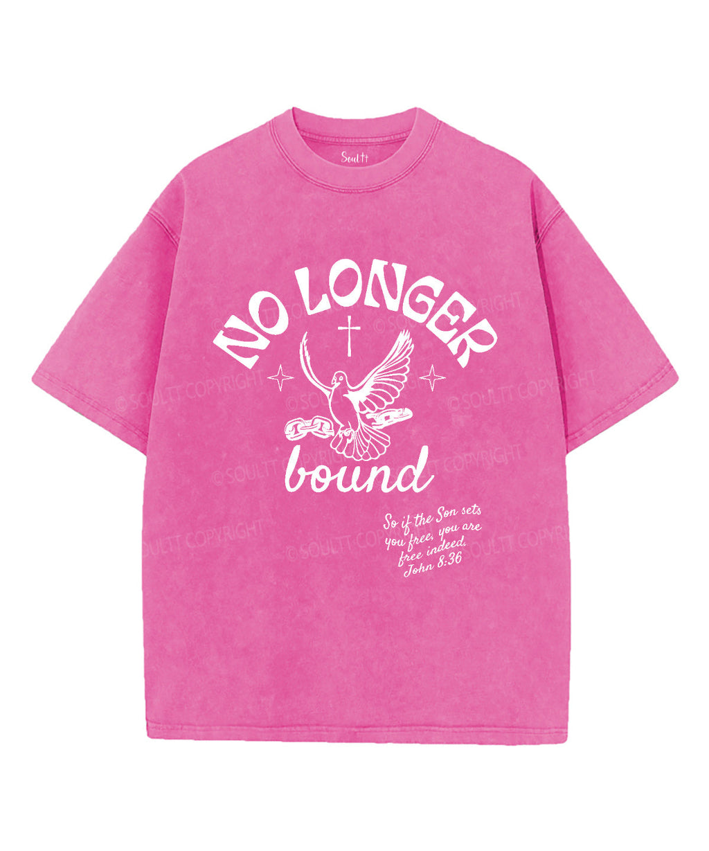 No Longer Bound Washed Christian T-shirt Hoodie, Sweatshirt | CiraTrend.com (Image 2)