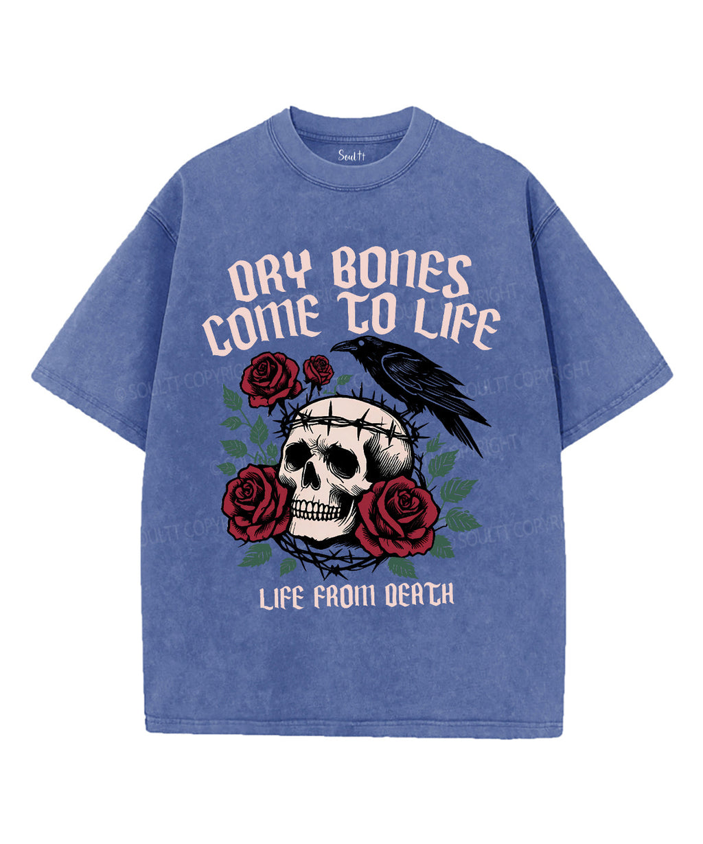 Dry Bones Come To Life Unisex Washed Christian T-shirt Hoodie, Sweatshirt | CiraTrend.com (Image 3)