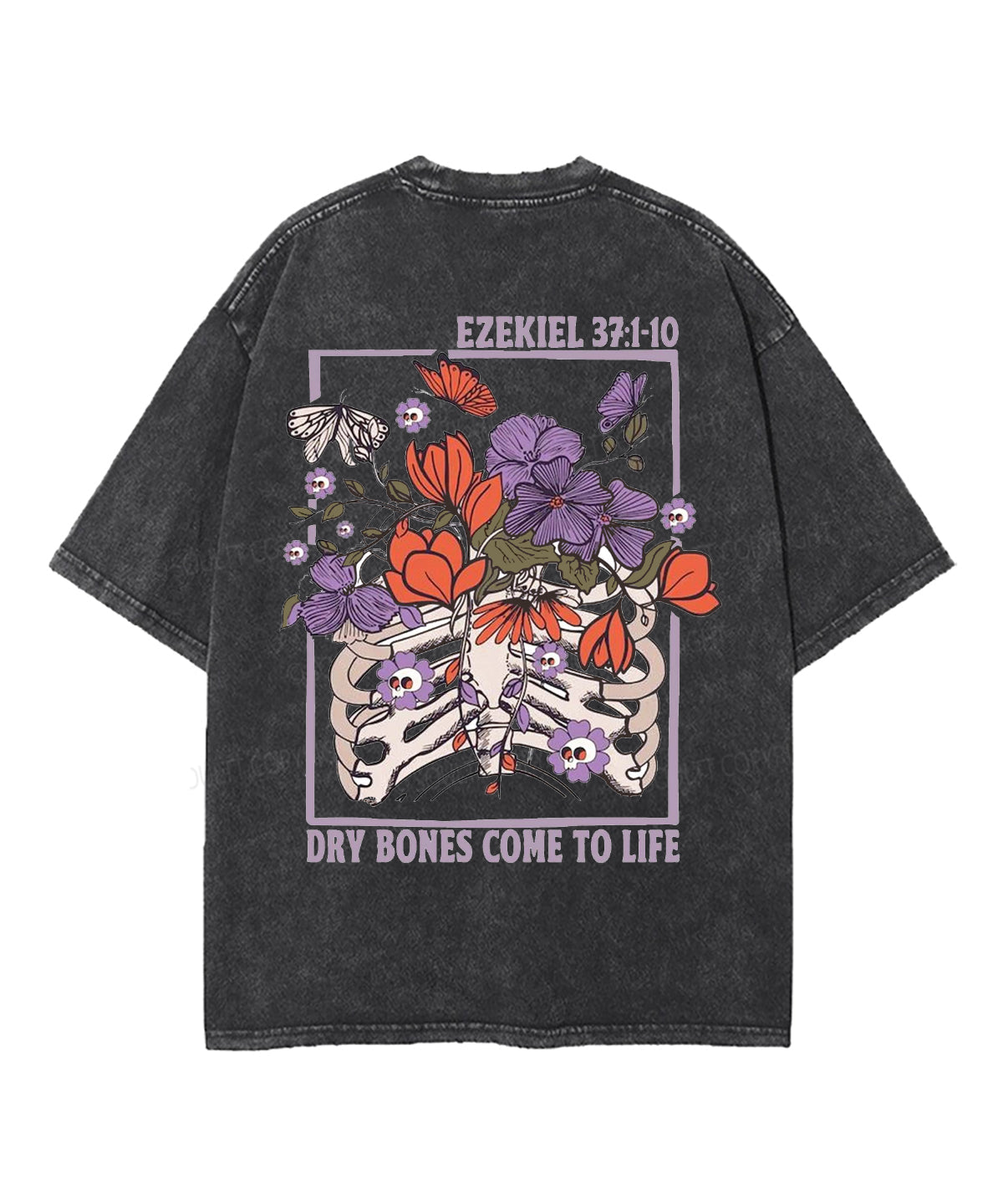 Dry Bones Come To Life Double Sided Unisex Washed Christian T-shirt Style005 Hoodie, Sweatshirt | CiraTrend.com (Image 4)