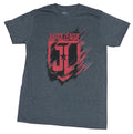 Justice League Mens T-Shirt - Jul. Shield Style Logo Image Hoodie, Sweatshirt | CiraTrend.com