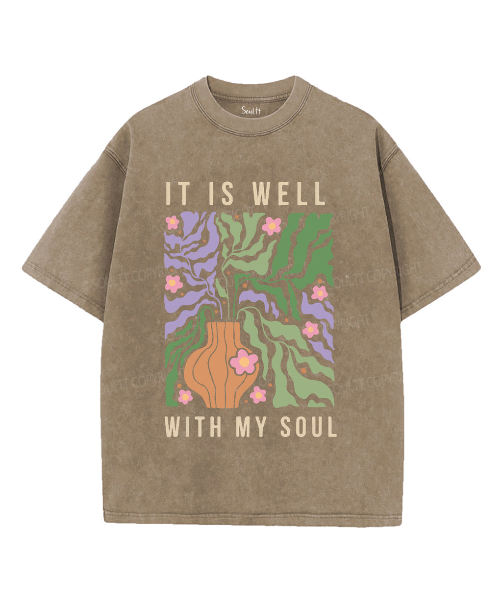 It Is Well With My Soul Washed Christian T-shirt Style028 Hoodie, Sweatshirt | CiraTrend.com (Image 5)