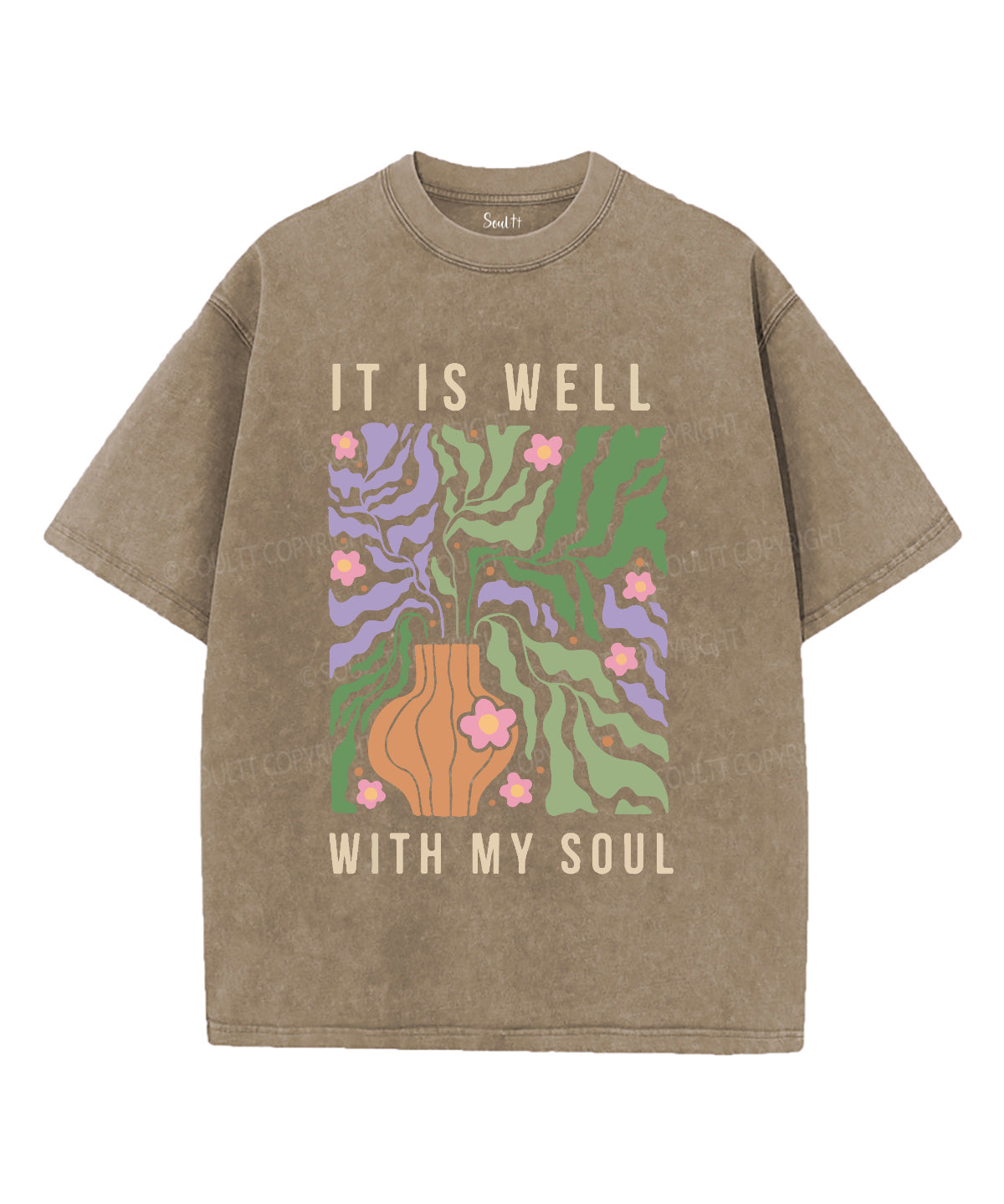It Is Well With My Soul Washed Christian T-shirt Style028 Hoodie, Sweatshirt | CiraTrend.com (Image 5)